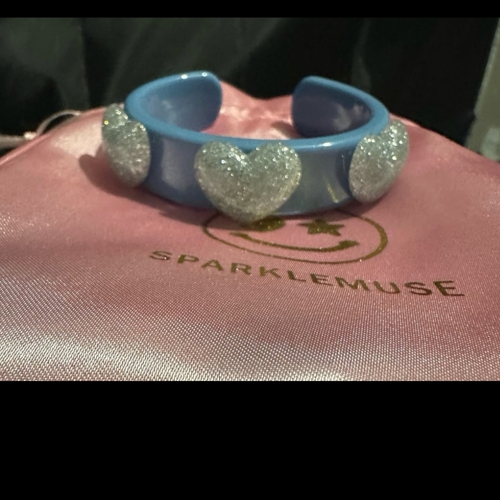 Colorful Heart Bangle Set - Picture 4 of 7